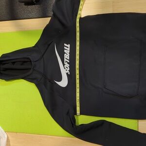 Women's Black Nike softball fleece hoodie